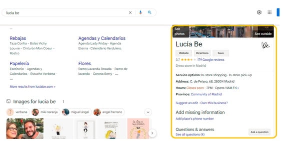 localización